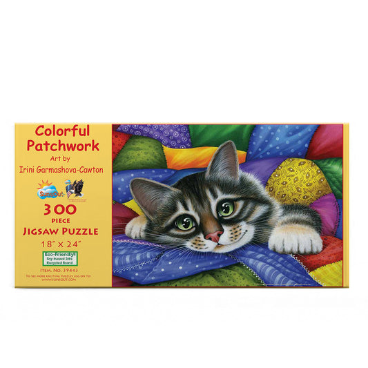 Colorful Patchwork 300 pc  Jigsaw Puzzle 39443