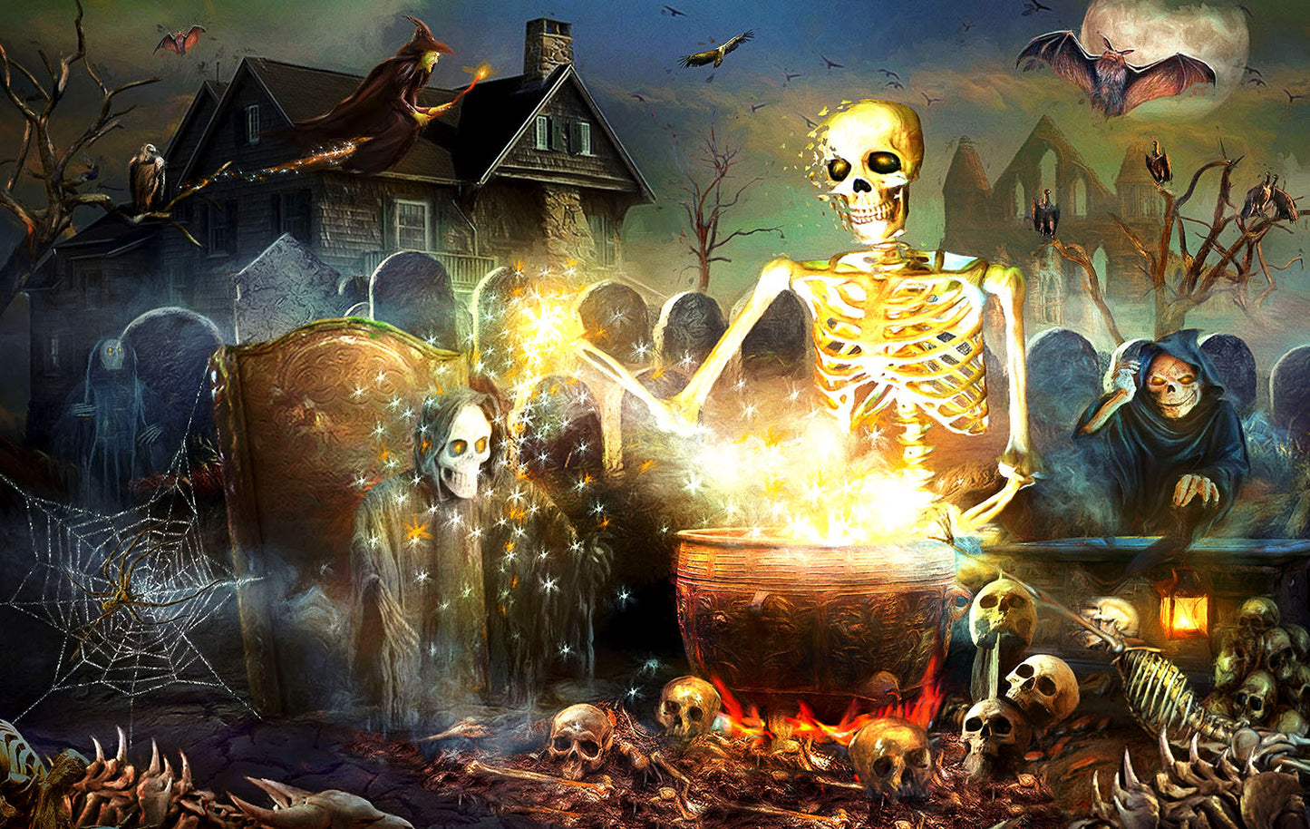Skeletons Rising 550 pc  Jigsaw Puzzle 39473