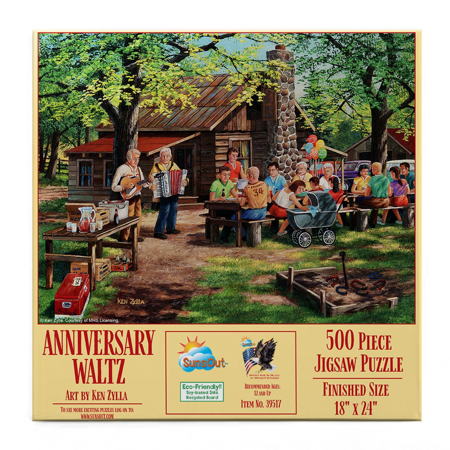 Anniversary Waltz 500 pc  Jigsaw Puzzle 39517