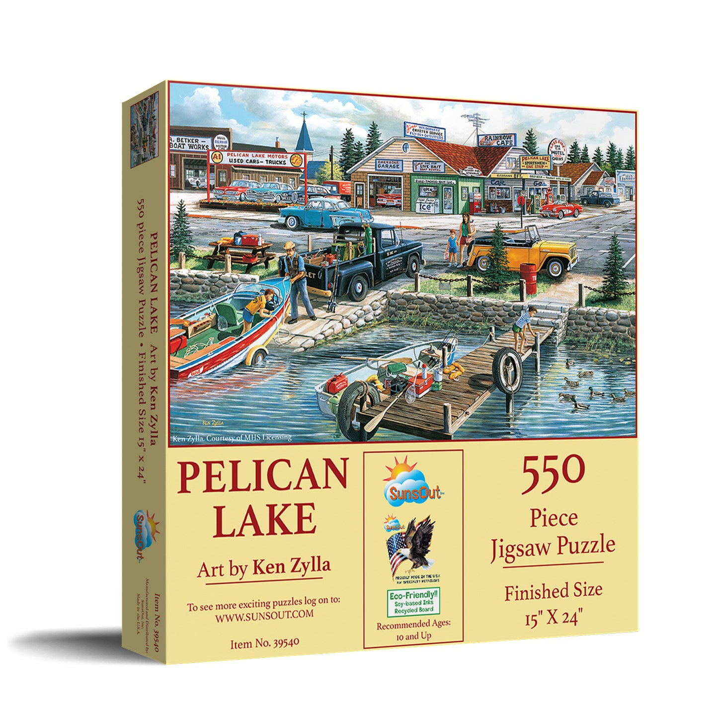 Pelican Lake 550 pc  Jigsaw Puzzle 39540