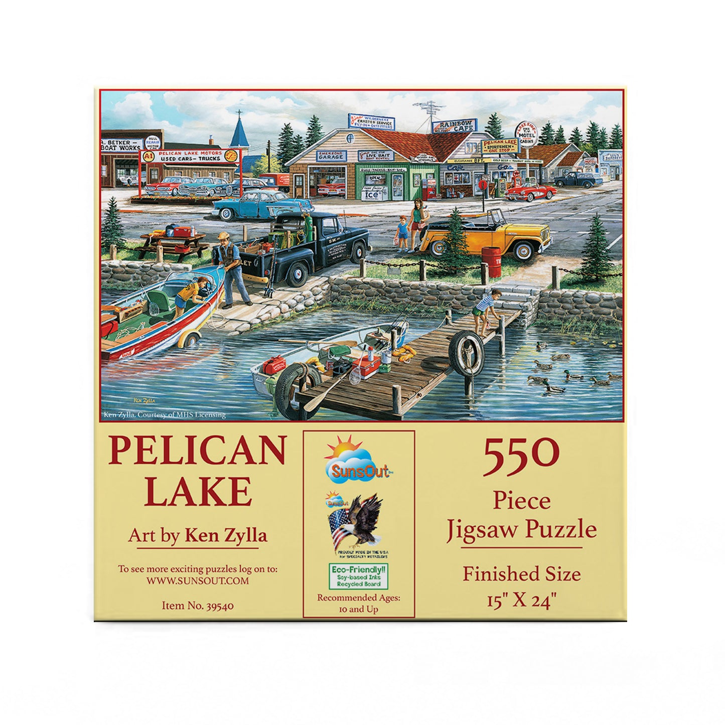 Pelican Lake 550 pc  Jigsaw Puzzle 39540