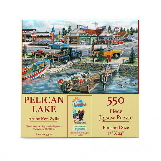 Pelican Lake 550 pc  Jigsaw Puzzle 39540