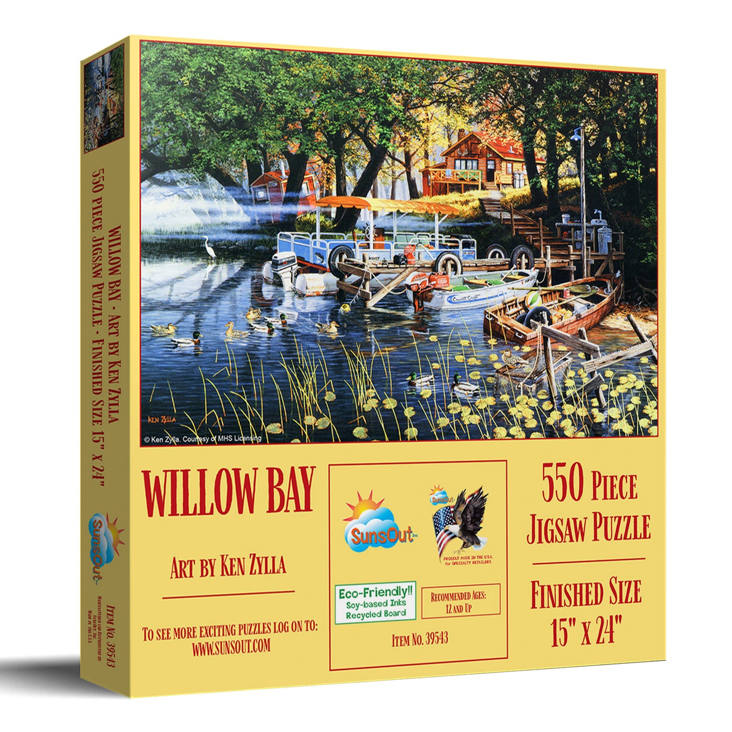 Willow Bay 550 pc  Jigsaw Puzzle 39543