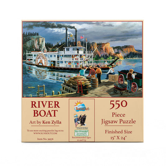 Riverboat 550 pc  Jigsaw Puzzle 39576