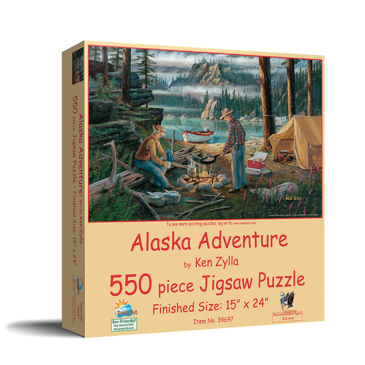 Alaska Adventure 550 pc  Jigsaw Puzzle 39697