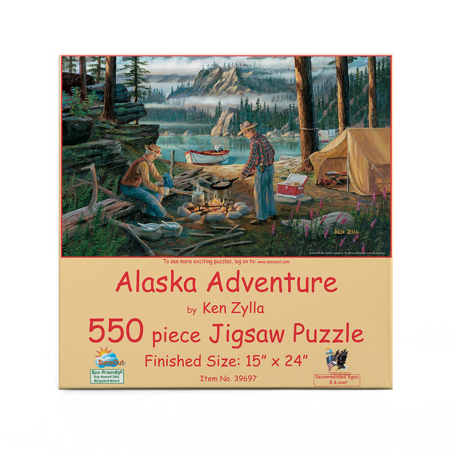 Alaska Adventure 550 pc  Jigsaw Puzzle 39697