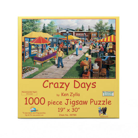 Crzy Days 1000 pc  Jigsaw Puzzle 39784