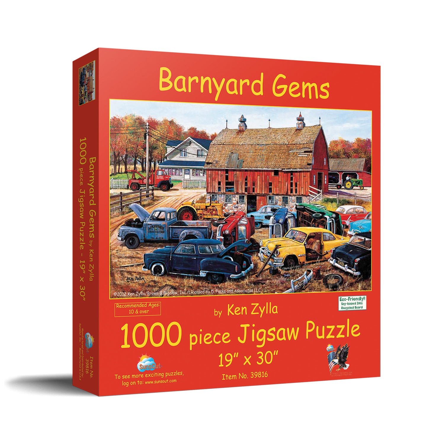 Barnyard Gems 1000 pc  Jigsaw Puzzle 39816