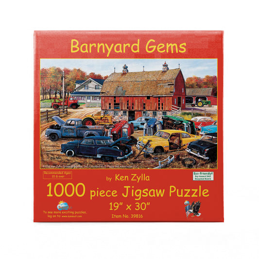 Barnyard Gems 1000 pc  Jigsaw Puzzle 39816