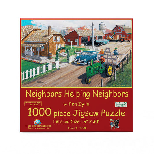 Neighbors Helping Neighbors 1000 pc  Jigsaw Puzzle 39905