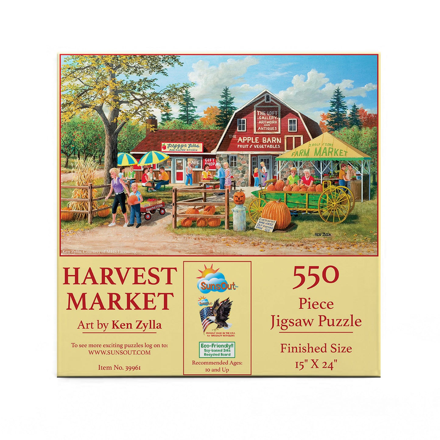 Harvest Market 550 pc  Jigsaw Puzzle 39961