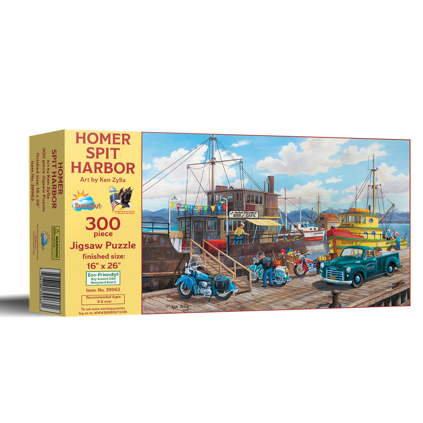 Homer Spit Harbor 300 pc  Jigsaw Puzzle 39963