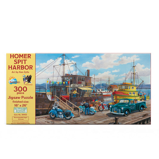 Homer Spit Harbor 300 pc  Jigsaw Puzzle 39963