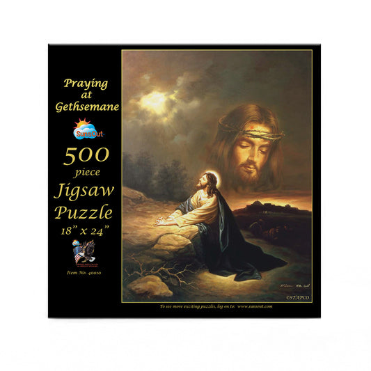 Praying at Gethsemane 500 pc  Jigsaw Puzzle 40010