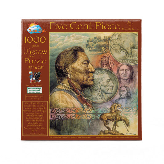 Five Cent Piece 1000 pc  Jigsaw Puzzle 40062