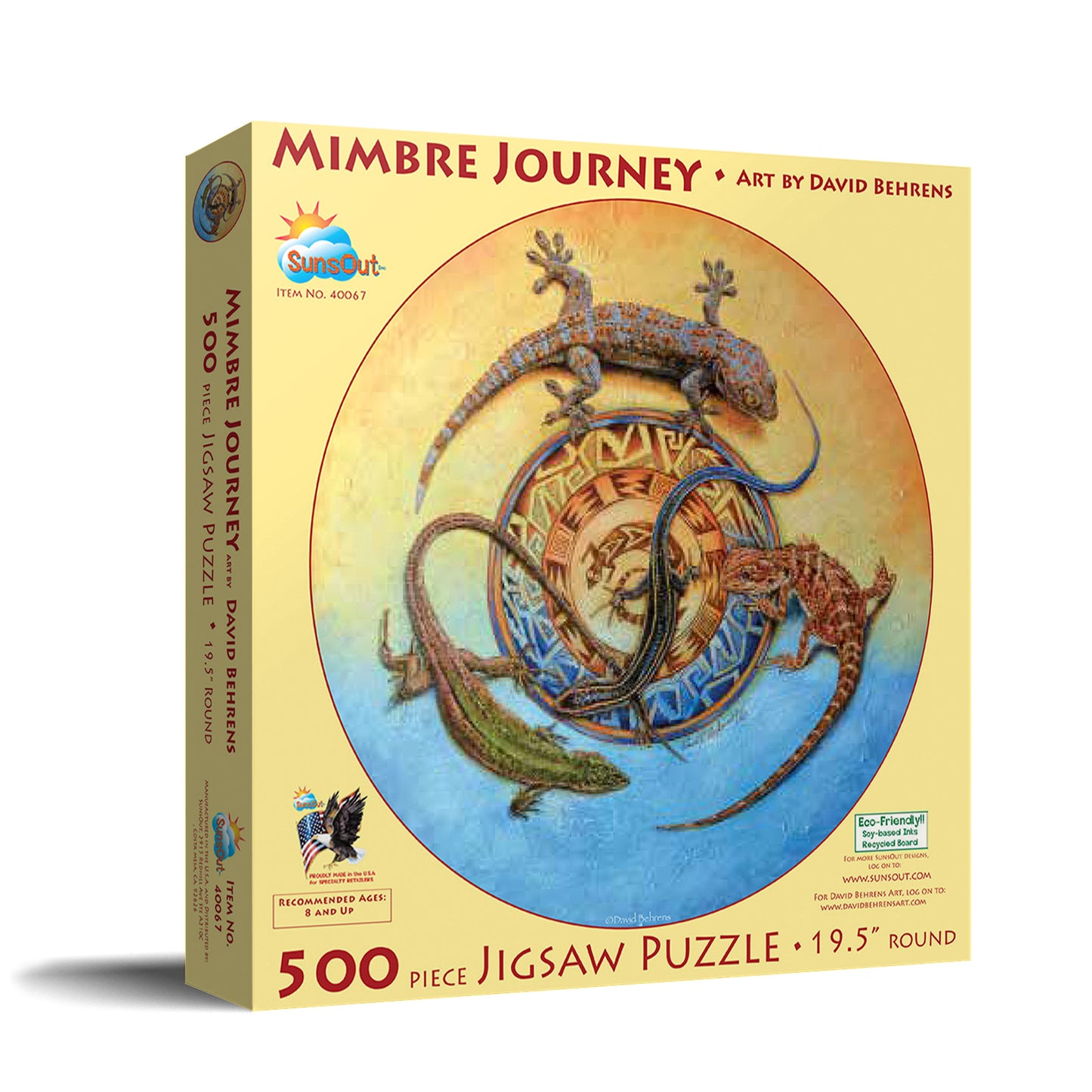Mimbre Journey 500 pc Round Jigsaw Puzzle 40067