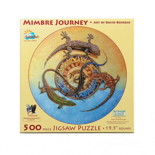 Mimbre Journey 500 pc Round Jigsaw Puzzle 40067