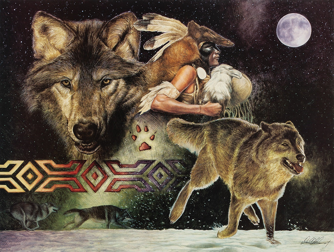 Arapaho Moon 500 pc  Jigsaw Puzzle 40088