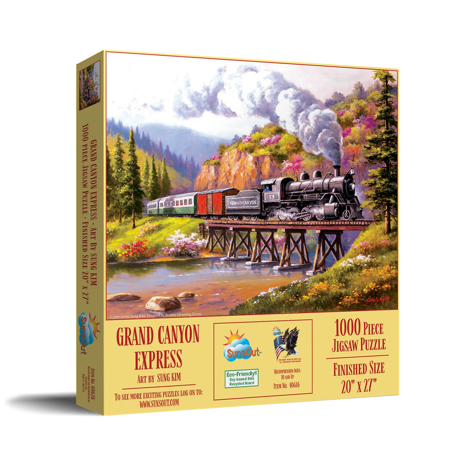 Grand Canyon Express 1000 pc  Jigsaw Puzzle 40626