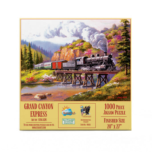 Grand Canyon Express 1000 pc  Jigsaw Puzzle 40626