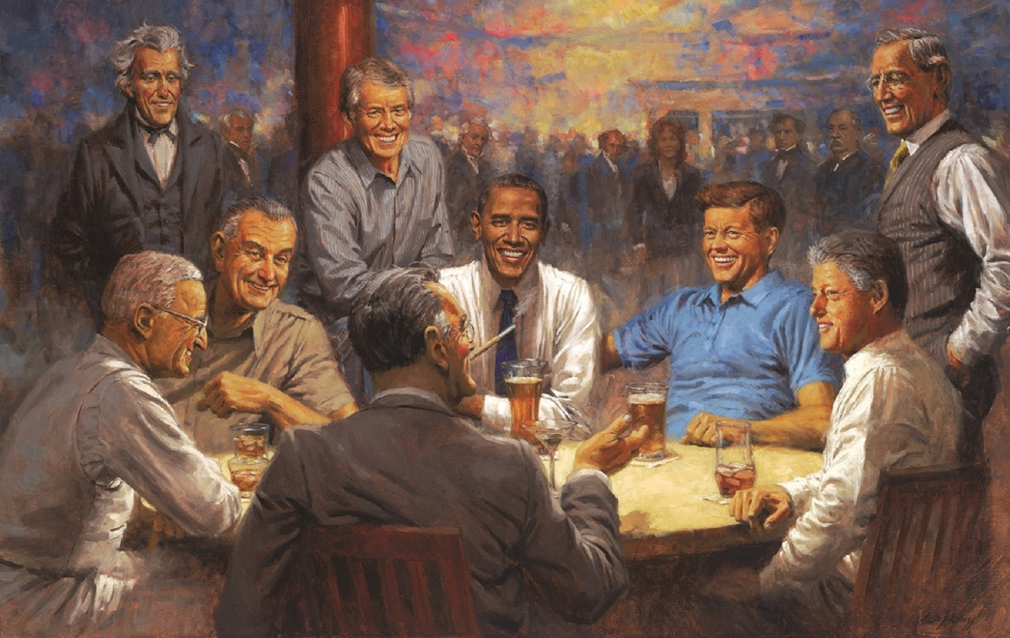 The Democratic Club 550 pc  Jigsaw Puzzle 19376