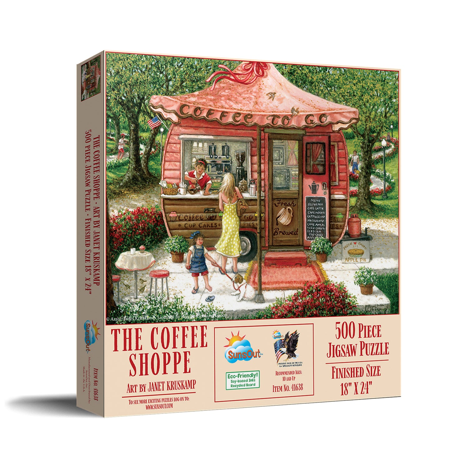 The Coffee Shoppe 500 pc  Jigsaw Puzzle 41638