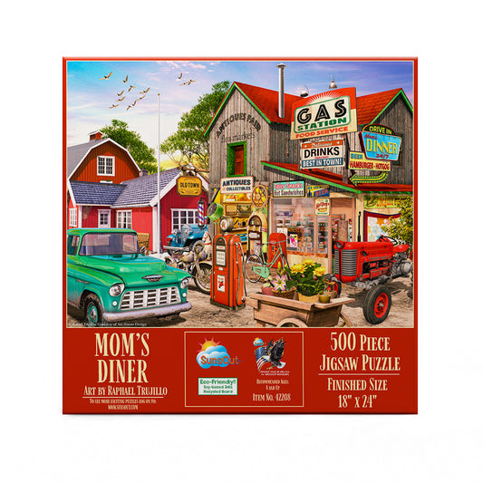 Mom's Diner 500 pc  Jigsaw Puzzle 42208