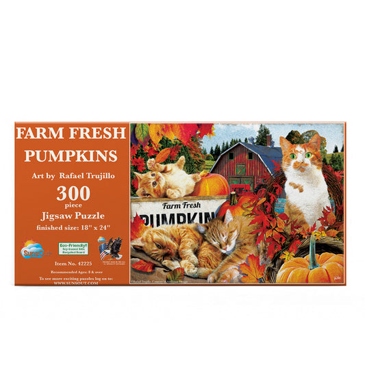 Farm Fresh Pumpkins 300 pc  Jigsaw Puzzle 42225