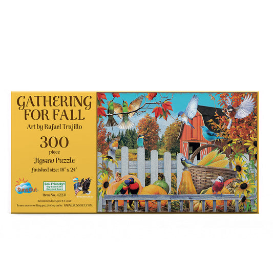 Gathering for Fall 300 pc  Jigsaw Puzzle 42231