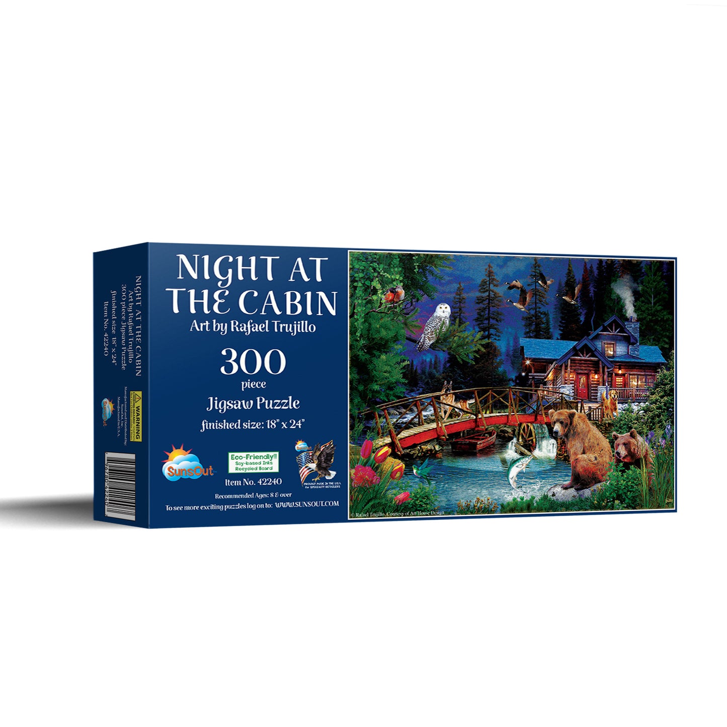 Night at the Cabin 300 pc  Jigsaw Puzzle 42240