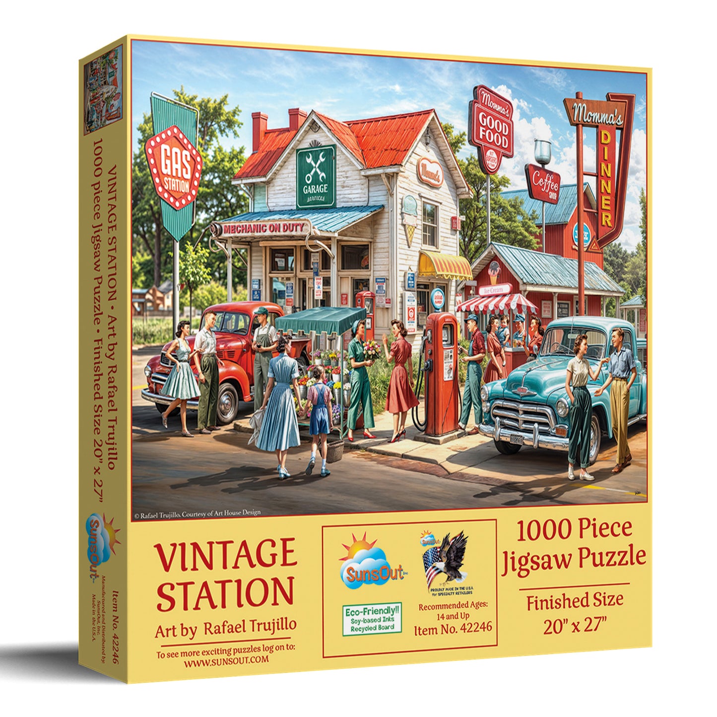 Vintage Station 1000 pc  Jigsaw Puzzle 42246