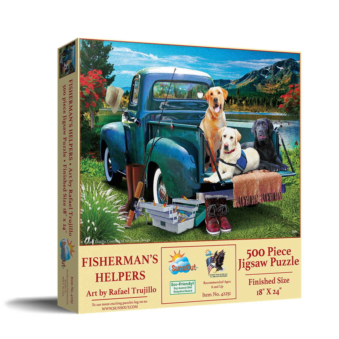 Fisherman's Helpers 500 pc  Jigsaw Puzzle 42251