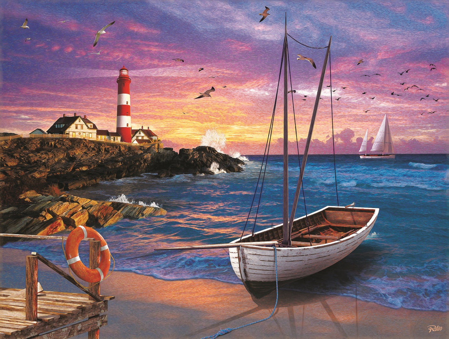 Cozy Cove 500 pc  Jigsaw Puzzle 42253