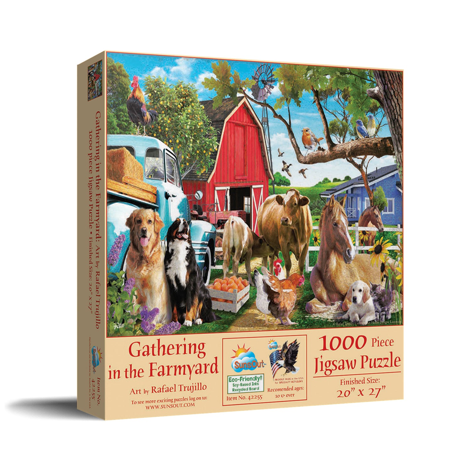 Gathering in the Farmyard 1000 pc  Jigsaw Puzzle 42255