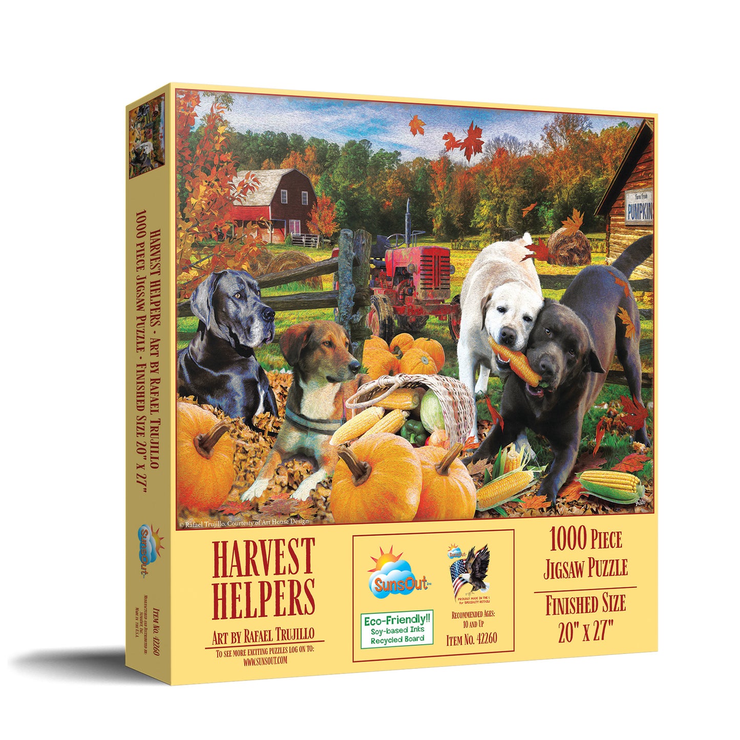Harvest Helpers 1000 pc  Jigsaw Puzzle 42260