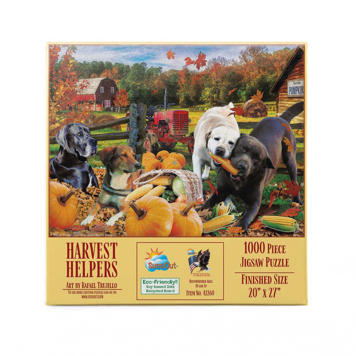 Harvest Helpers 1000 pc  Jigsaw Puzzle 42260