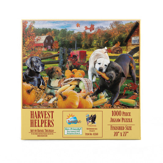 Harvest Helpers 1000 pc  Jigsaw Puzzle 42260