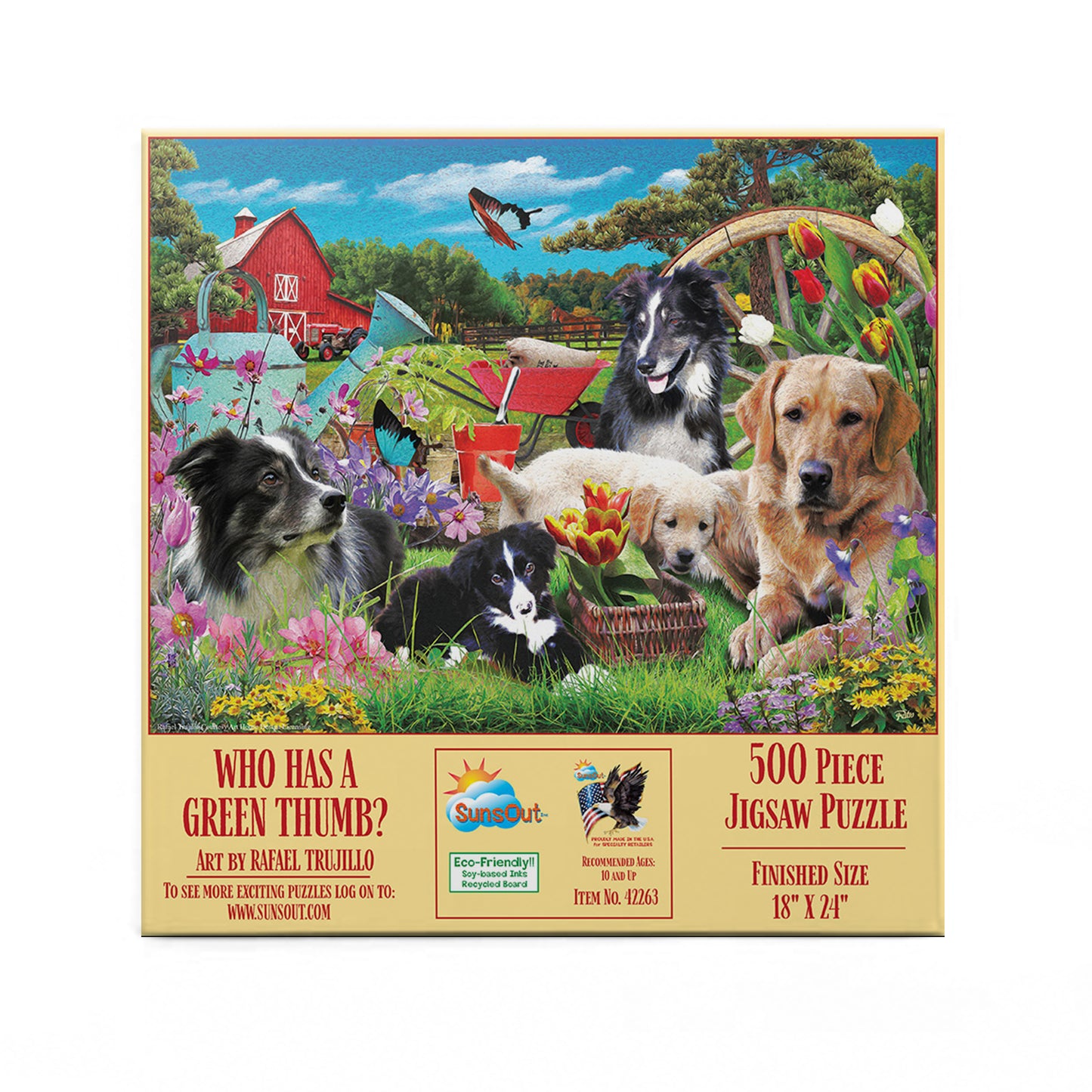 Who has a green Thumb 500 pc  Jigsaw Puzzle 42263