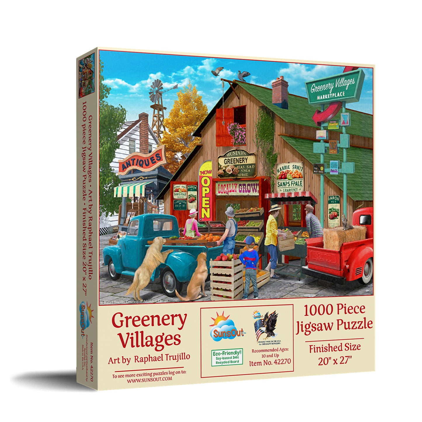 Greenery Villages 1000 pc  Jigsaw Puzzle 42270