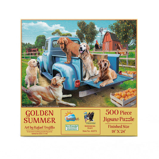 Golden Summer 500 pc  Jigsaw Puzzle 42272