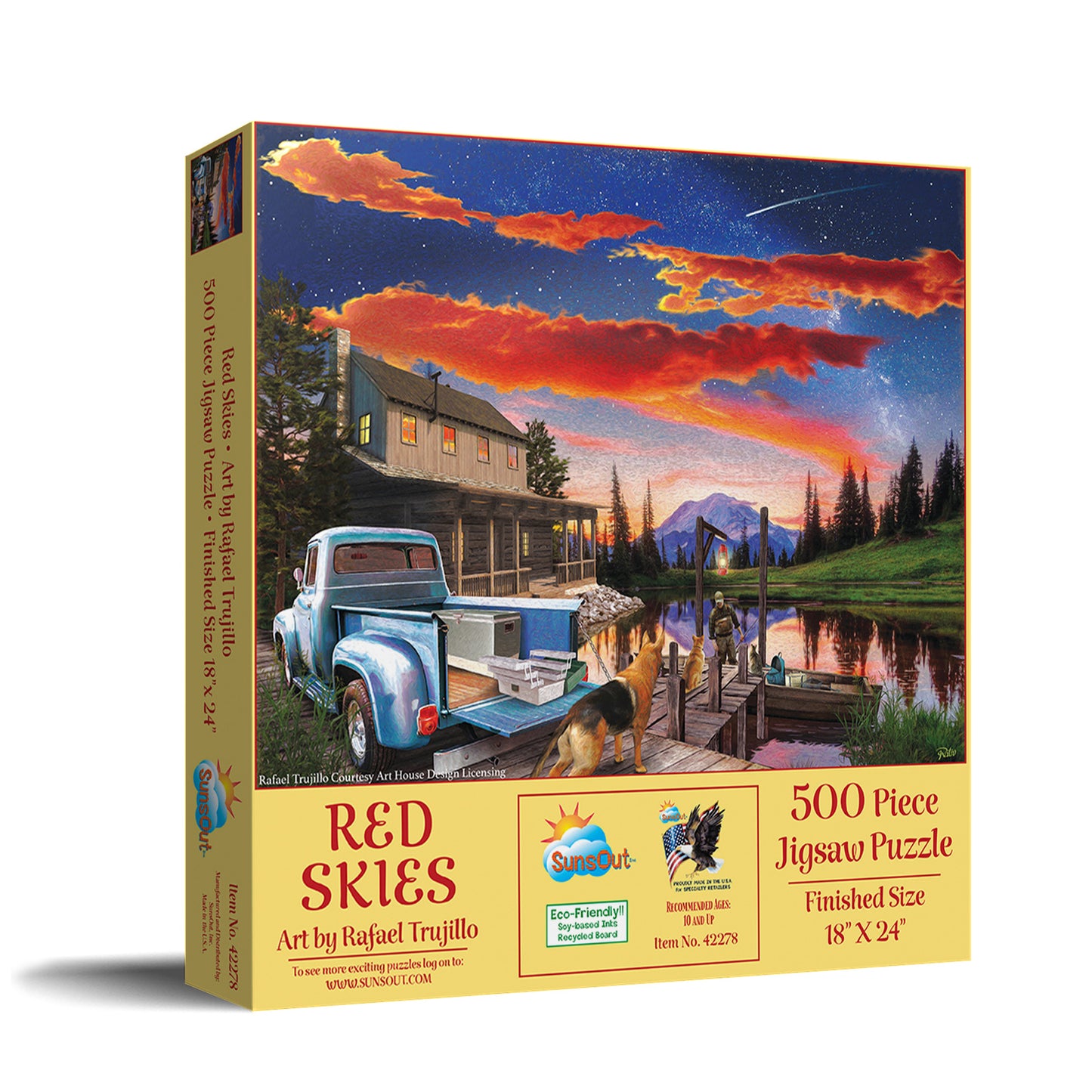 Red Skies 500 pc  Jigsaw Puzzle 42278