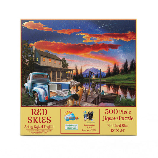 Red Skies 500 pc  Jigsaw Puzzle 42278