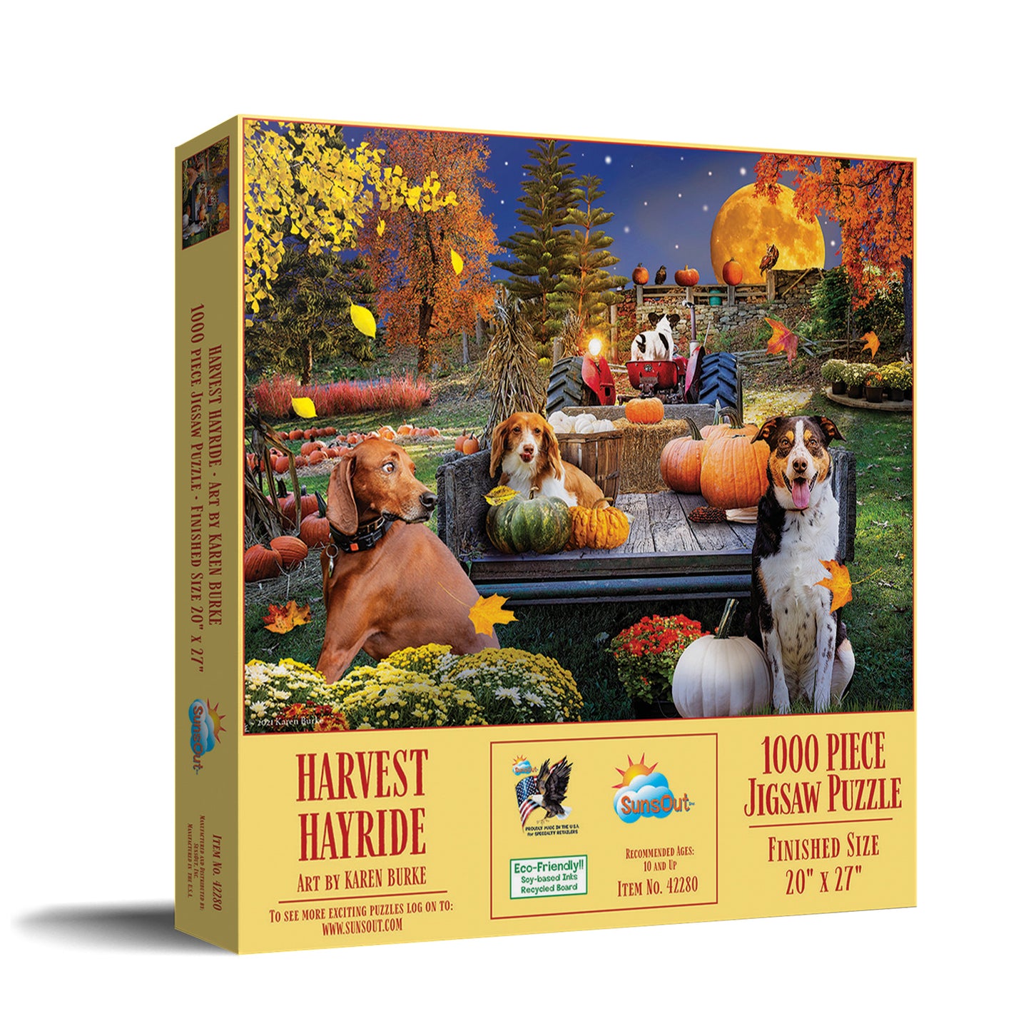 Harvest Hayride 1000 pc  Jigsaw Puzzle 42280