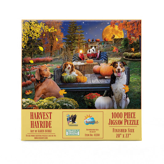 Harvest Hayride 1000 pc  Jigsaw Puzzle 42280