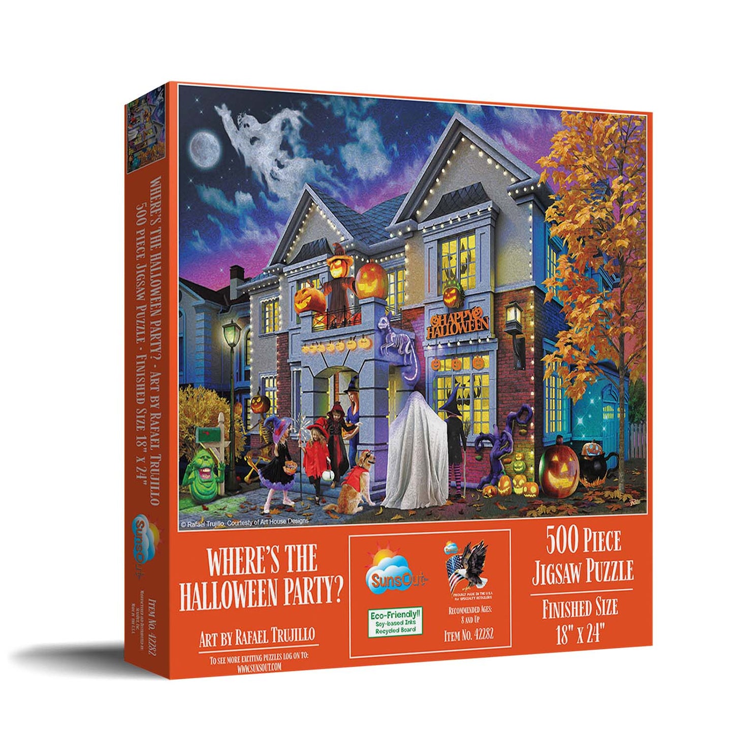 Where's the Halloween Party 500 pc  Jigsaw Puzzle 42282