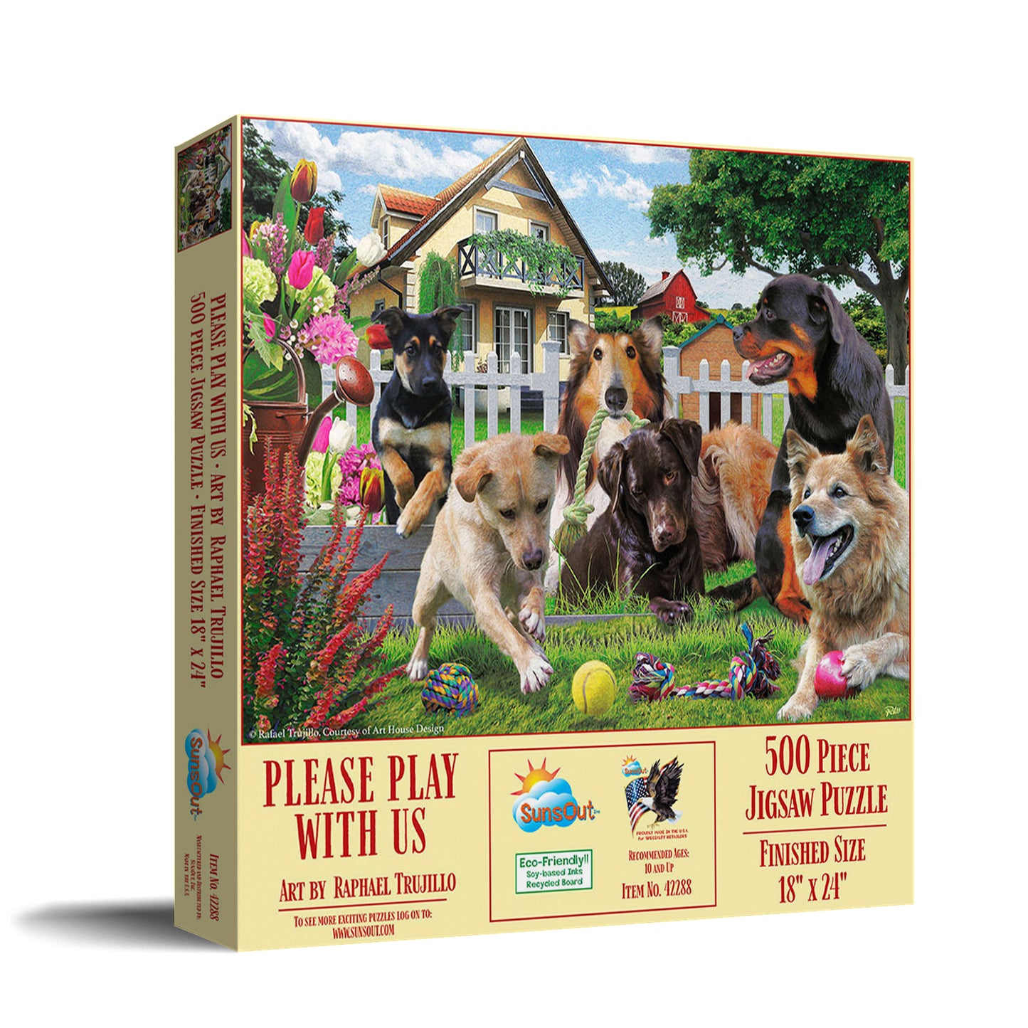 Please Play with Us 500 pc  Jigsaw Puzzle 42288