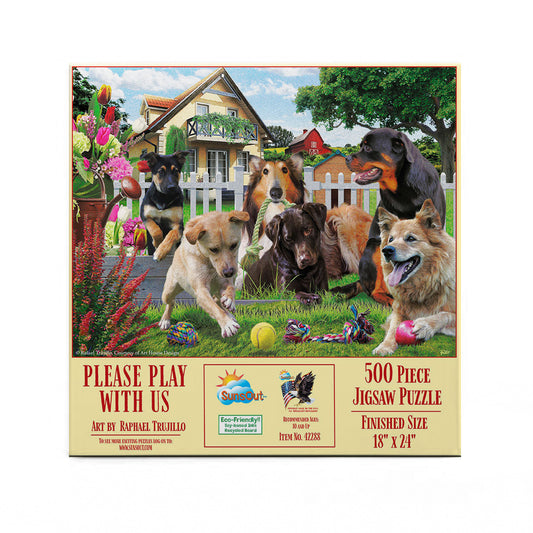 Please Play with Us 500 pc  Jigsaw Puzzle 42288