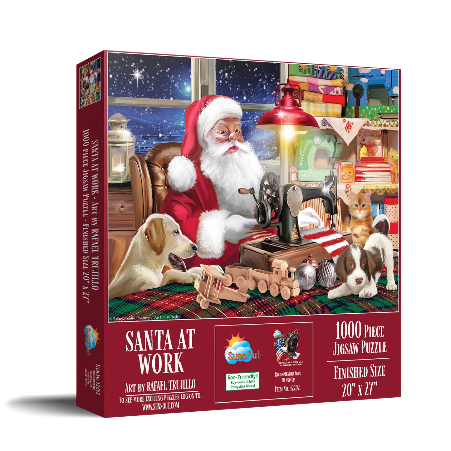 Santa at Work 1000 pc  Jigsaw Puzzle 42292