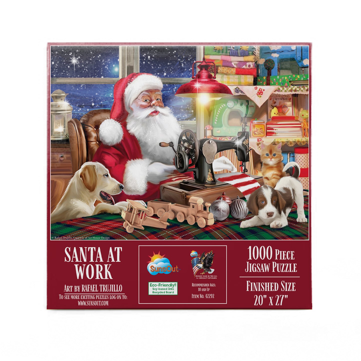 Santa at Work 1000 pc  Jigsaw Puzzle 42292