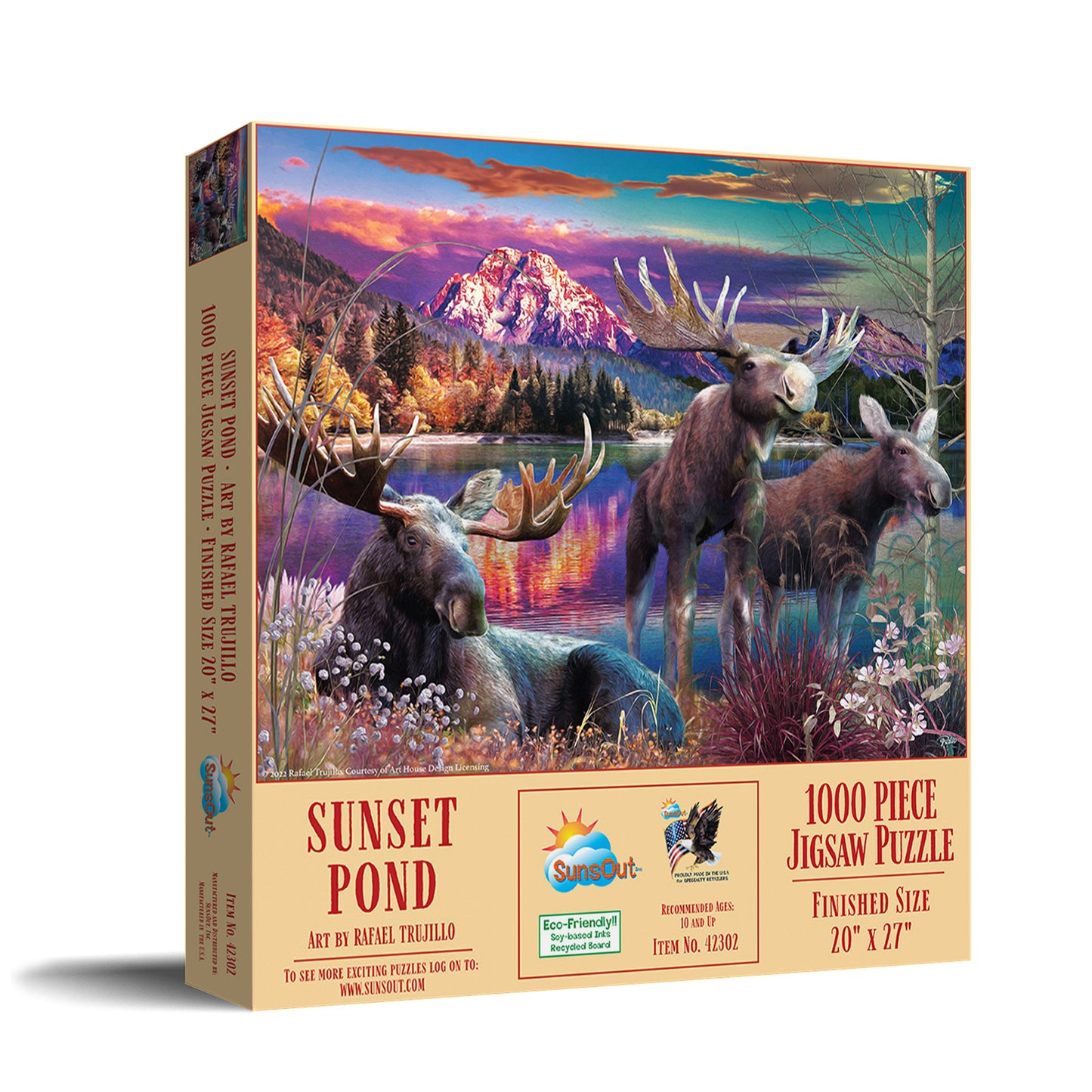 Sunset Pond 1000 pc  Jigsaw Puzzle 42302